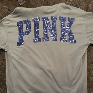 Pink Victoria secret sparkle top